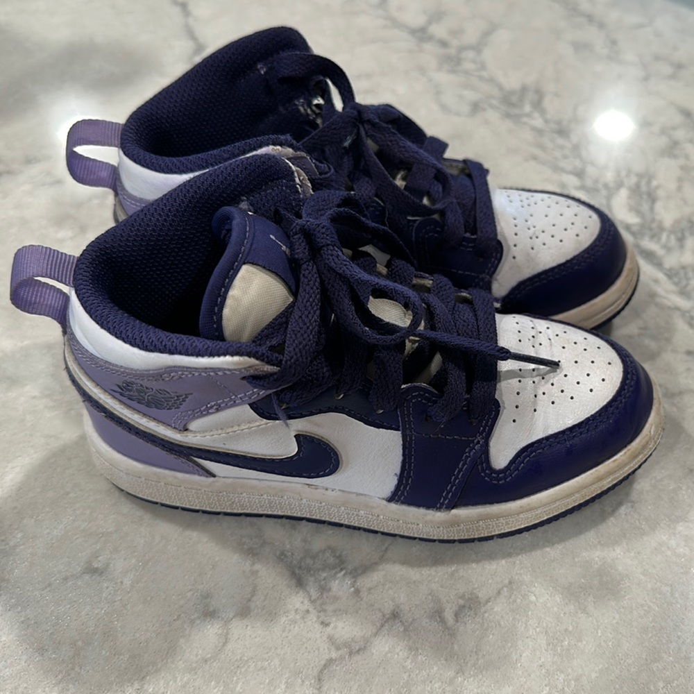 Nike Dunk Purple and White Kids' Sneakers